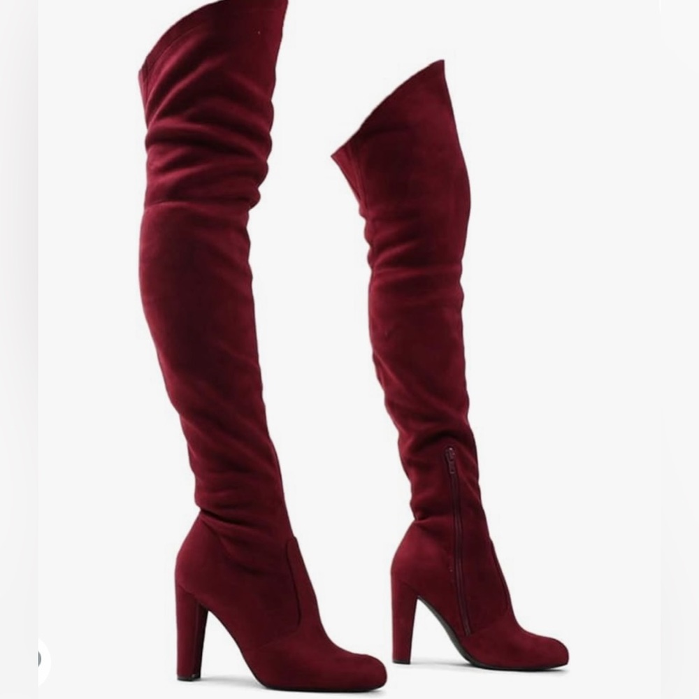 Over the Knee Boots Thigh High Drawstring Stretchy boots
